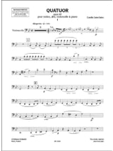 Quatuor op. 41 - Parties - SAINT-SAËNS - Partition - Quatuors